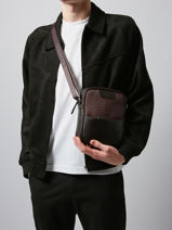 Sac Bandoulire Light Etrier Marron light ELIS729S-vue-porte