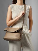 Sac Bandouli�re Cavalier Cuir Etrier Marron cavalier ECLR135M-vue-porte