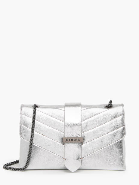 Sac Bandoulière Jana Irise Cuir Etrier Argent jana irise EJIR002T