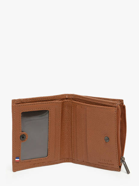 Porte-monnaie Madras Cuir Etrier Marron madras EMAD810 vue secondaire 1